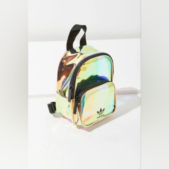 Adidas Originals Mini PVC iridescent Backpack NWT So Cute. Taking Offers - Picture 1 of 9